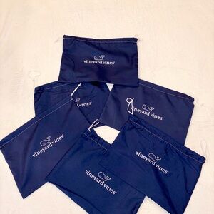 Vineyard Vines Dark Blue Pouch Set